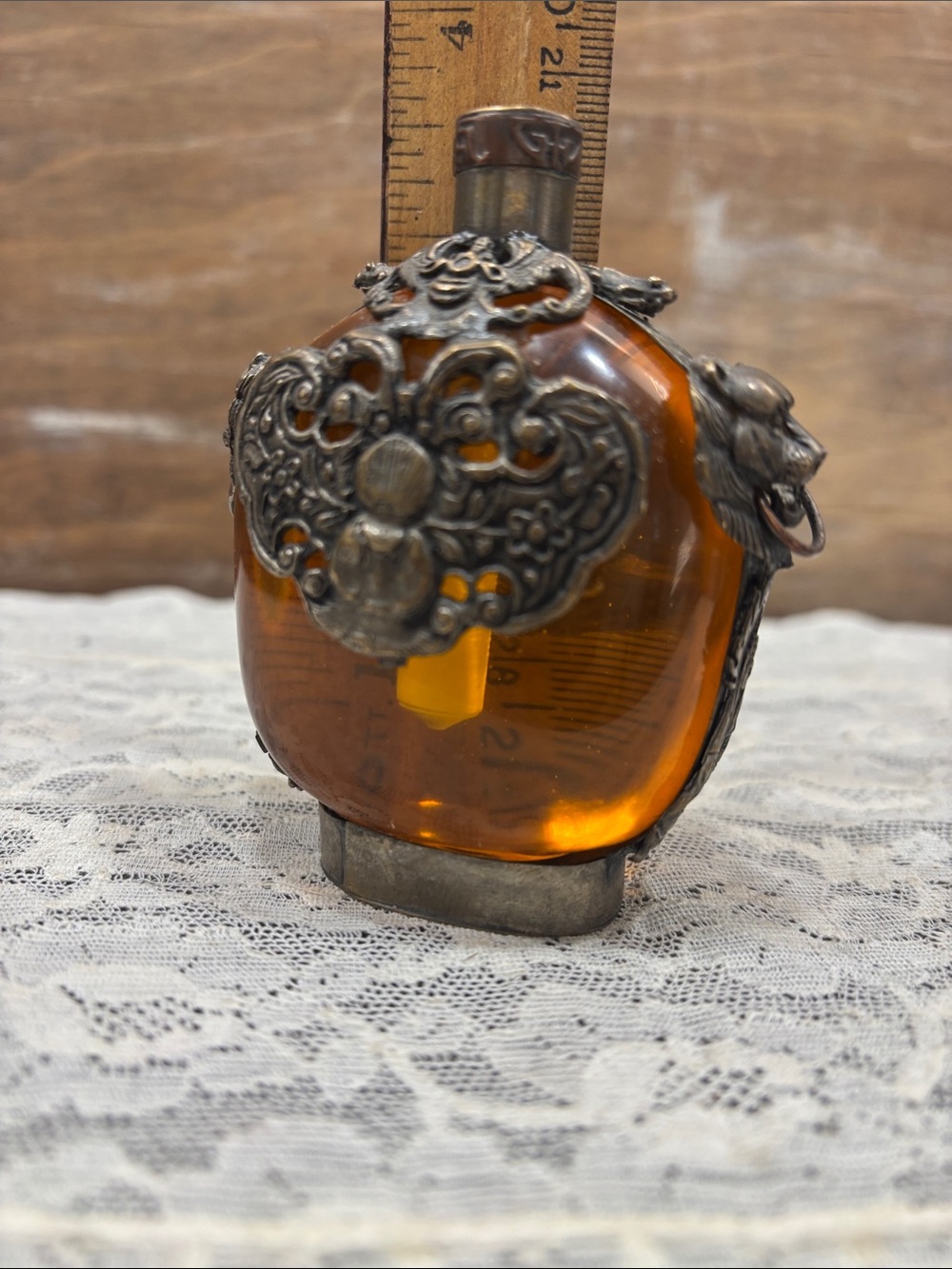 Antique Chinese Snuff Bottle Hallmarked but Eligible